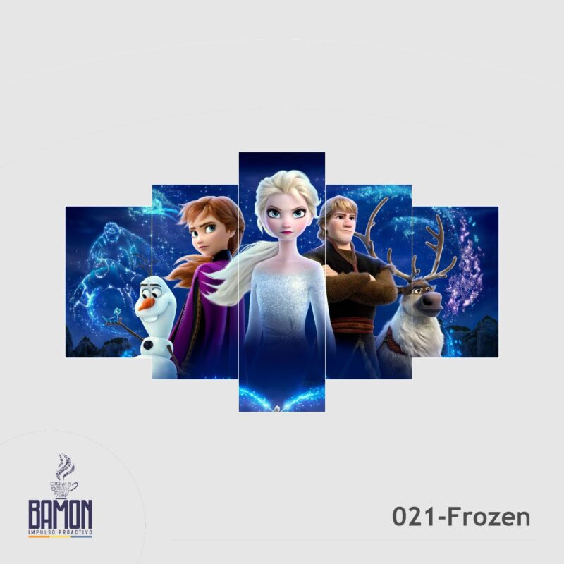 Multicuadro de 5 Piezas de Frozen