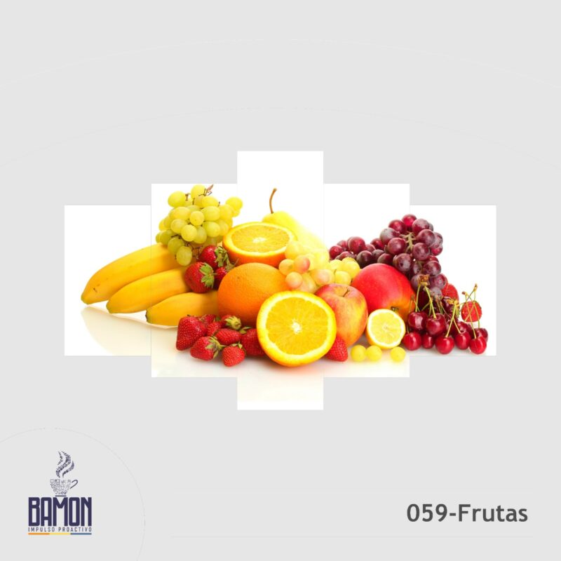 Multicuadro de 5 Piezas de Frutas
