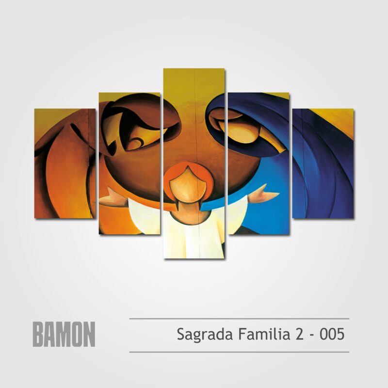 Multicuadro de 5 Piezas de la Sagrada Familia 2 - 005