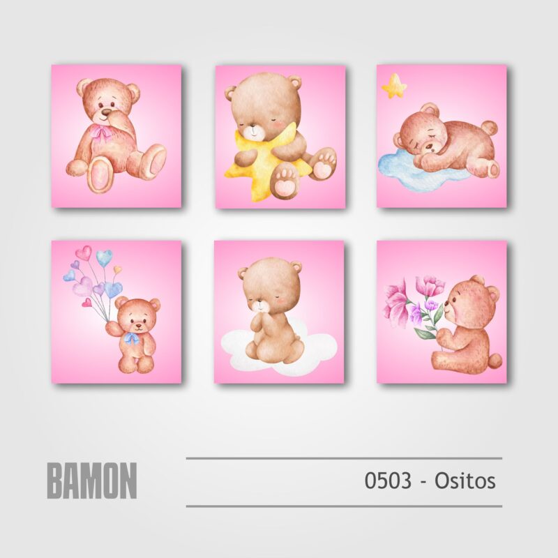 Cuadritos - 0503 - Ositos