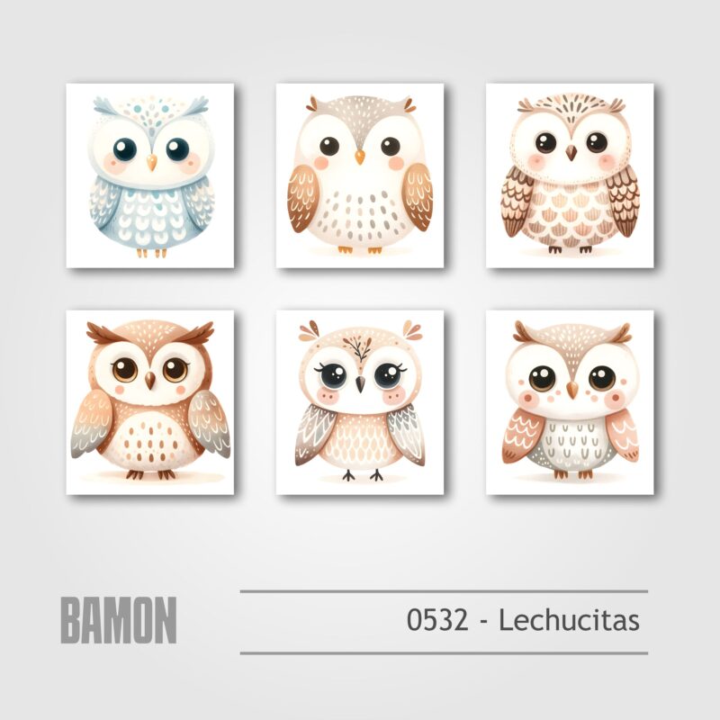 Cuadritos - 0532 - Lechucitas