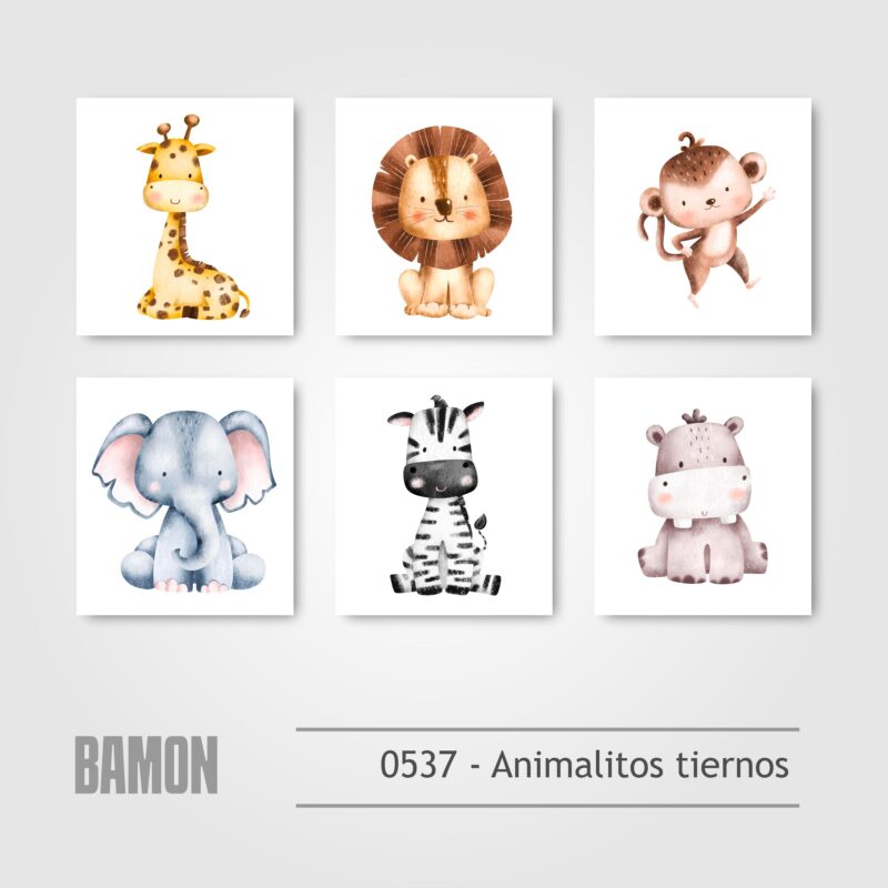 Cuadritos - 0537 - Animalitos tiernos