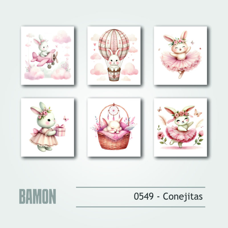 Cuadritos - 0549 - Conejitas