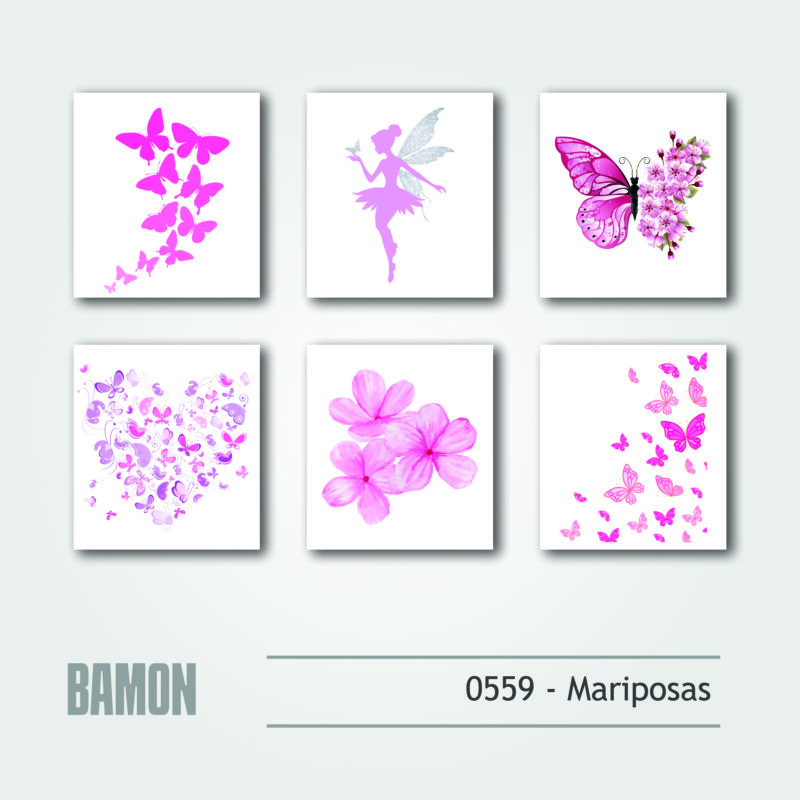 Cuadritos - 0559 - Mariposas