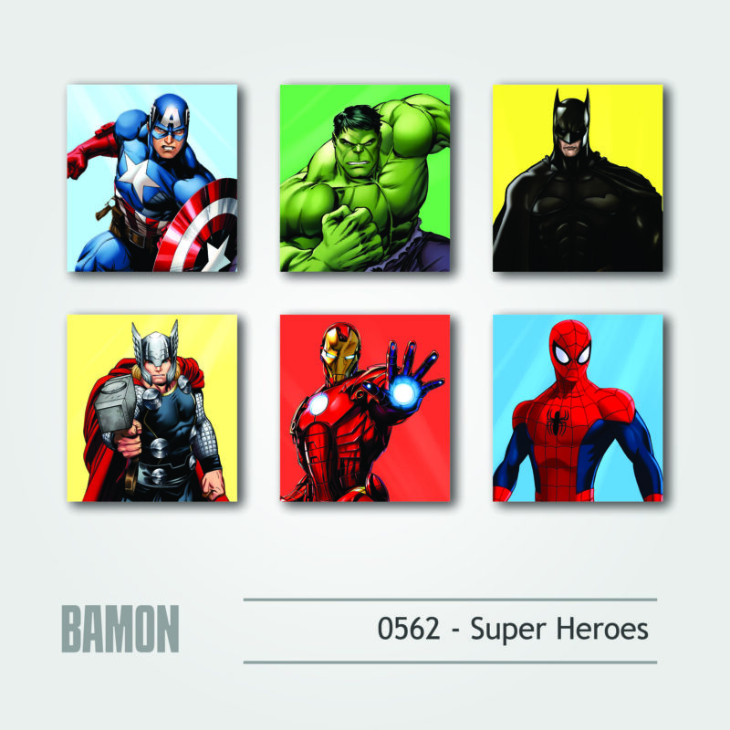Cuadritos - 0562 - Super Heroes