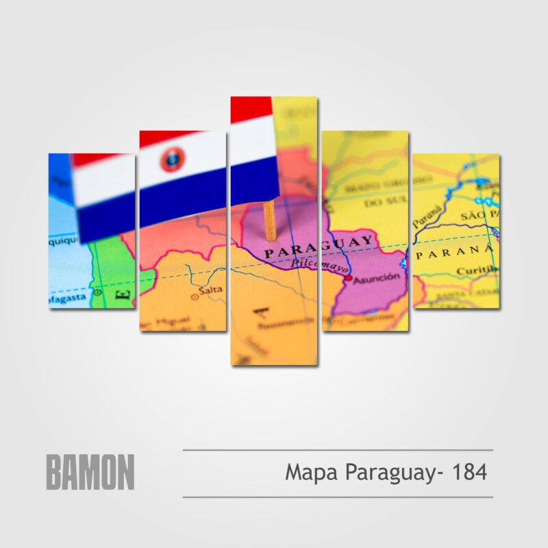 184 - Mapa de Paraguay
