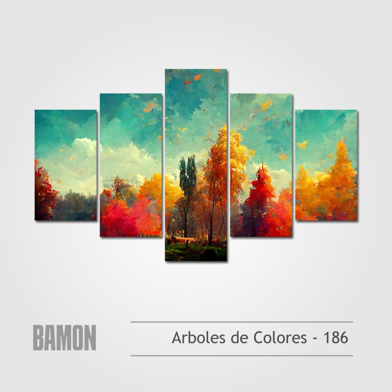186 - Arboles de colores