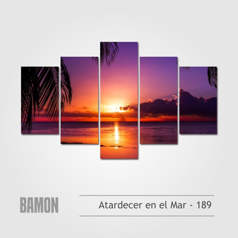 189 - Atardecer en el Mar