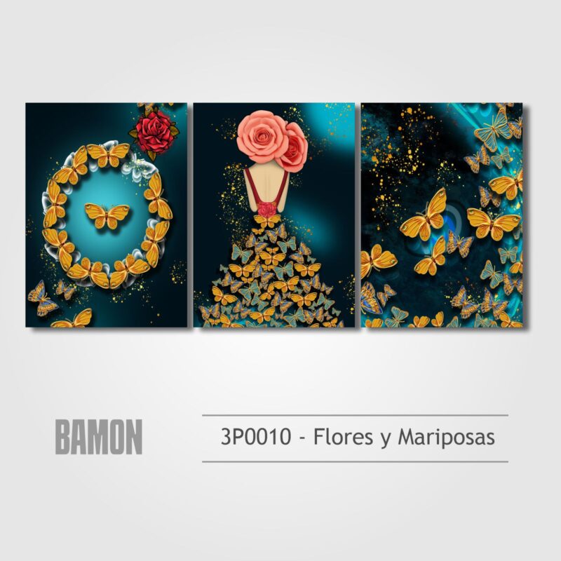 3P0010 - Flores y Mariposas