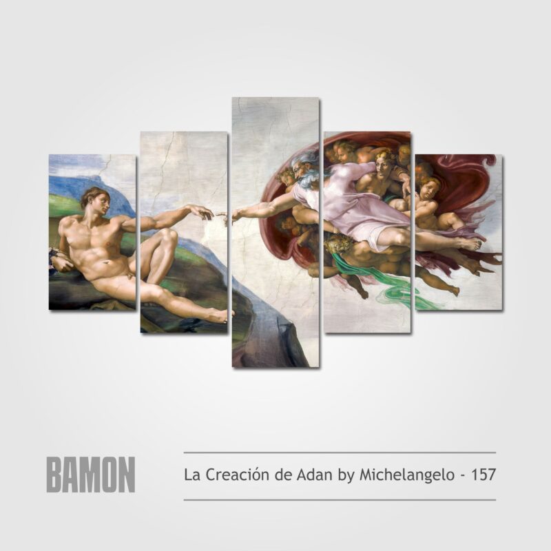 157 - La Creación de Adan by Michelangelo