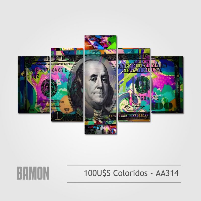 100U$S Coloridos - AA314