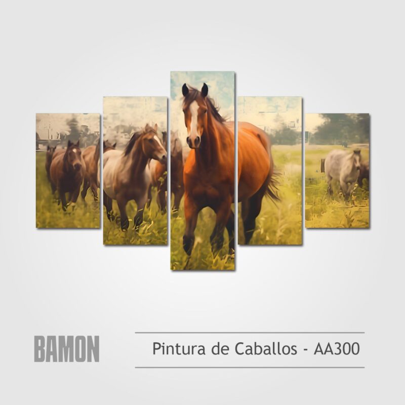 Pintura de Caballos - AA300
