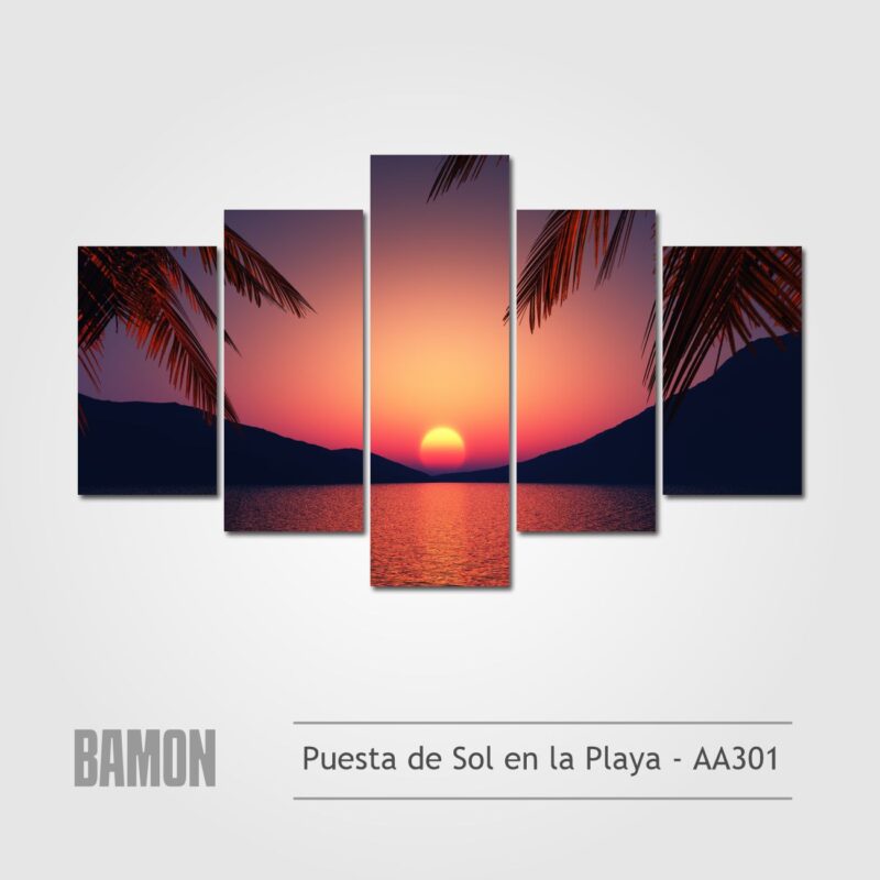 Puesta de Sol en la Playa - AA301