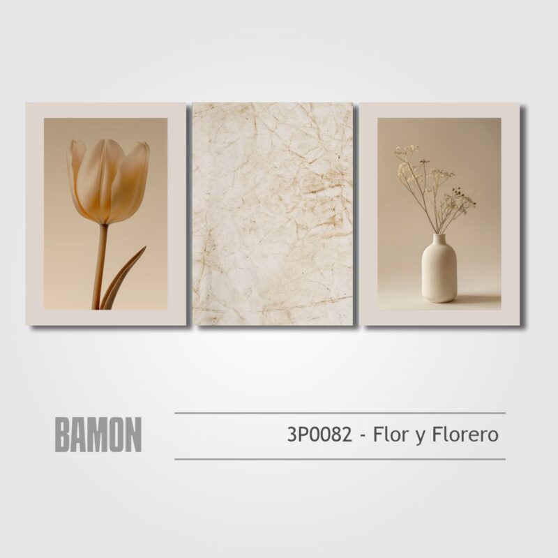 3P0082 - Flor y Florero
